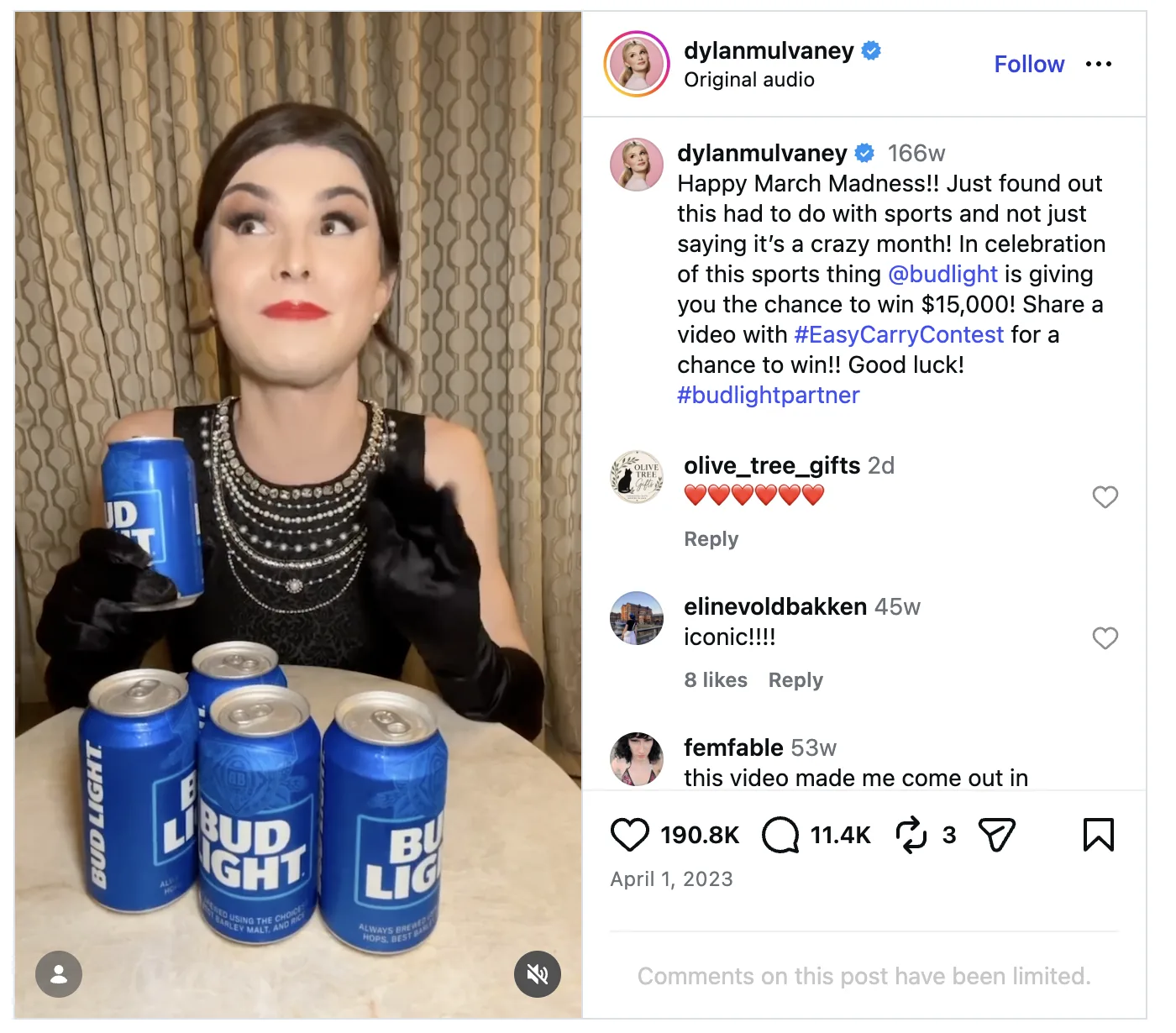 Bud Light × Dylan Mulvaney · 2023